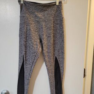 PINK Spandex Legging with Mesh Cut Out